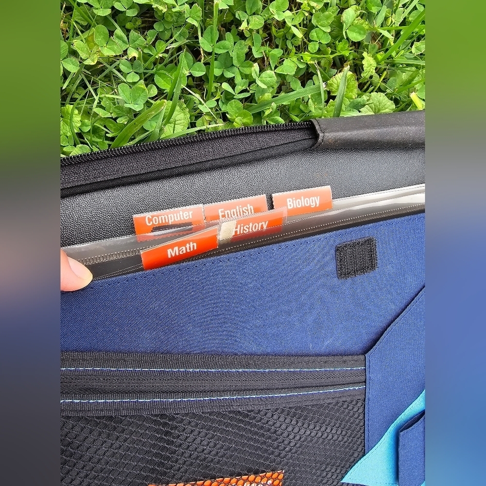 Vintage 1994 Nike Swoosh Mead Trapper Keeper Binder 12x13 Retro With Notebook - Picture 15 of 16